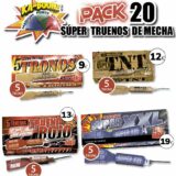 PACK 20 SÚPER TRUENOS DE MECHA