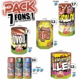 PACK 7 FUENTES – ALTA INTENSIDAD